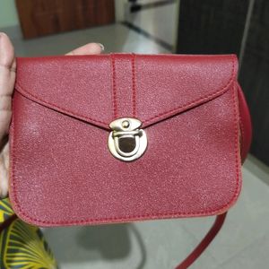 Red Small Sling Bag