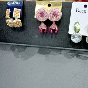 Combo of any three earrings