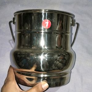 Steel Container With Handle 🛍️🌟💯
