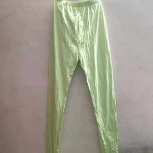 Green Ethnic Wear Churidar Legging