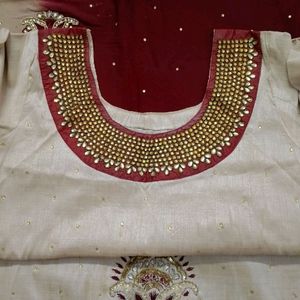 Cream Kurta Set