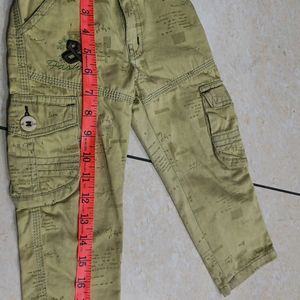 Trendy 6 Pockets Cargo Cotton Jeans