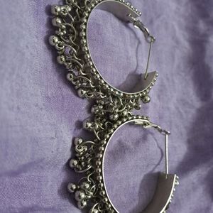 Silver Hoops