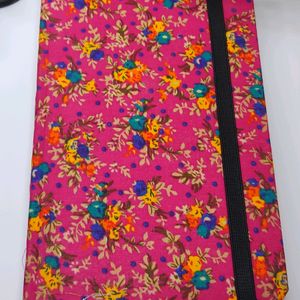 Beautiful Fabric Covered Handmade Diary