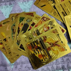 Pokemon Golden Legendary Cards With Metal Box