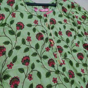 Floral Leafy Printed Kurti