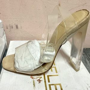 Truffle Collection Nude Heels