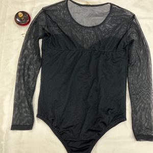 Net Black High Quality Bodysuit