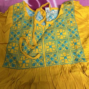 Yellow Kurti