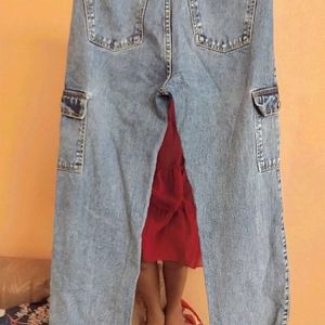 Blue Cargo Jeans