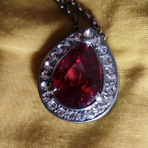 Ruby Wit Real Zircon Diamo