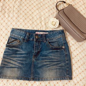 Y2K Short Denim Skirt