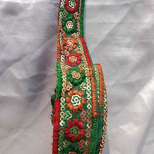 Green Lace/ Border For Sare/Dupatta