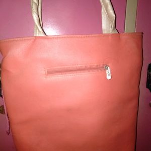 Handbag Light Orange Colour