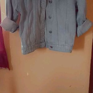 light blue denim jacket