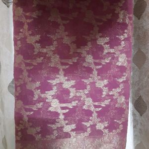 Onion Color Saree For Women