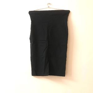 Black Pencil Fit  Skirt Stretchable