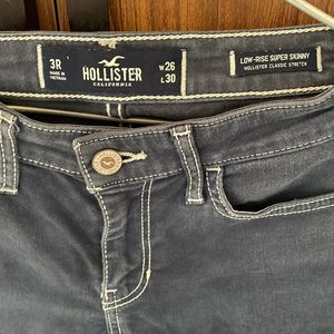 Hollister Navy Blue Women Jeans