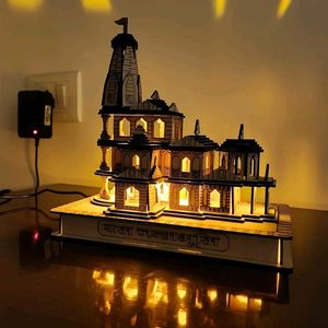 Ram Mandir With Light Charger & Adapter