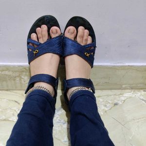 Blue Sandals