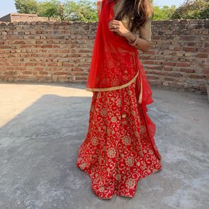 Beautiful Embroidery Lehenga And Dupatta