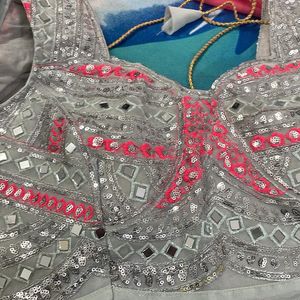 Heavy Mirror Work Lehnga