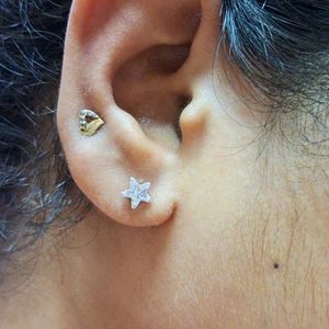 Star Shape Studs Silver