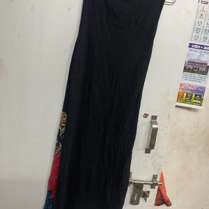 Black Dress Old Extensively Used