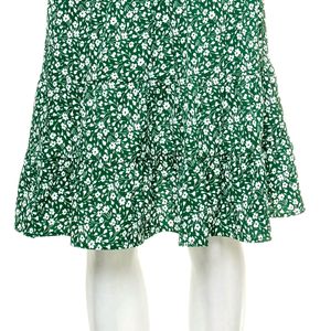 Floral Print Girl's Skirt