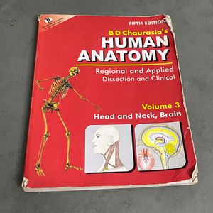 BD Chaurasia’s Human Anatomy Volume 1,2,3