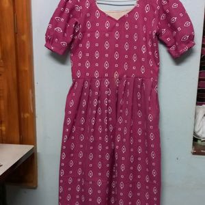 New kurti with pleats