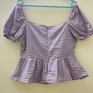 Trendyol Gingham Top