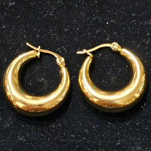 Anti-tarnish Earrings Hoops