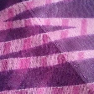 brand new Leheriya purple saree attached फॉल