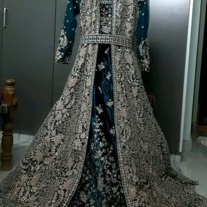 Heavy Zardozi Work Designer Bridal Lehenga