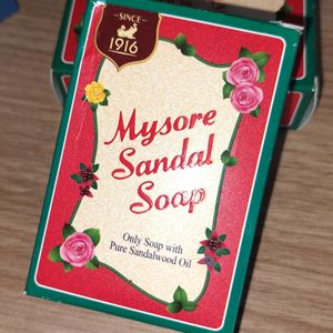 Mysore Sandal Soap-Free Pears Soap