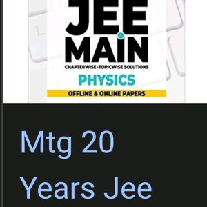 Physics Mtg Jee Main 20 Years