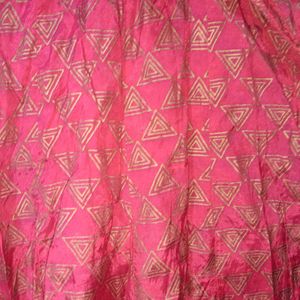 Traditional/Ethnic Pink Plazza Cum Skirt!! In Gre