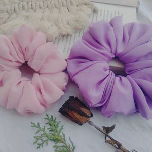 Combo Fairy Tales Scrunchies Pink And Purple 💜