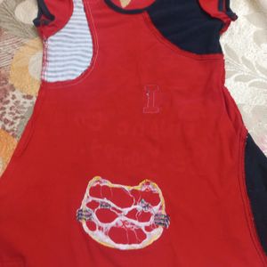 Red Frock For Girls