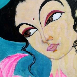 Aclyric Radha Krishna Painting