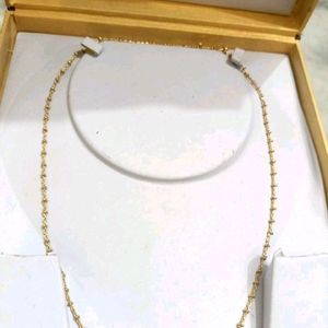 Beautiful Gold Plated Chain ( 2 Pcs)