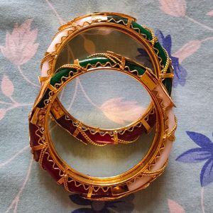 A Pair Of Lovely Very Beautiful Bangles.