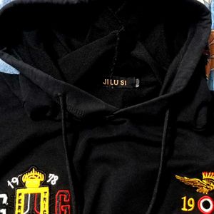 Black Colour Hoodie Casual Mens Wear...