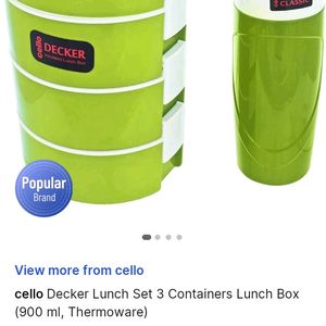 Cello Bottle And Tiffin