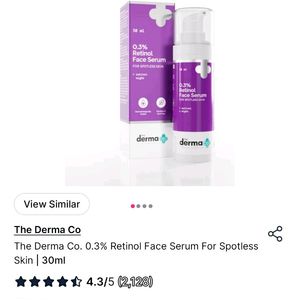 Retinol Face Serum(The Derma Co)