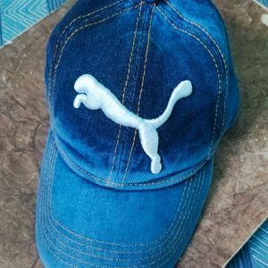 Puma Logo Denim Cap