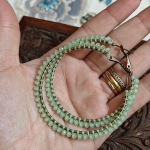 Sage Green Hoops