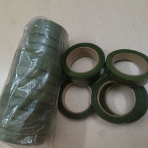 15 Pcs Floral Tape Green