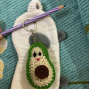 Avocado Keychain/bag Charm